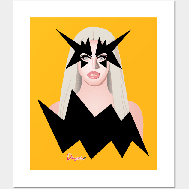 Aquaria from Drag Race Wall Art by dragover